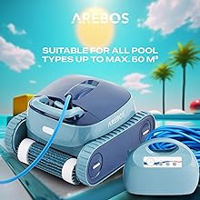 4260627428526_Vollautomatischer Schwimmbadreiniger f&uuml;r Pools Poolroboter mit APP